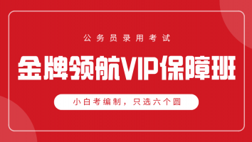 【2025】公务员 - 金牌领航VIP保障班