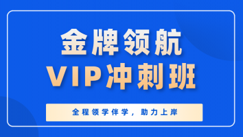 【金牌领航】VIP冲刺班（2508）